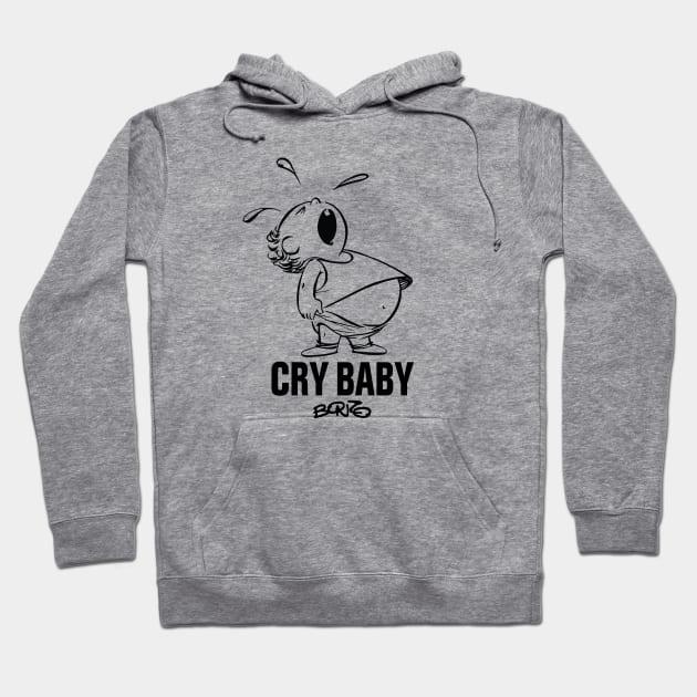 Cry Baby 1 Hoodie by BonzoTee